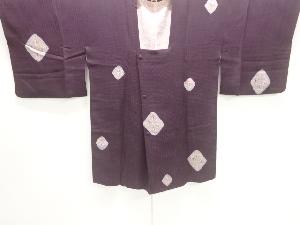 絞り花模様道行コート